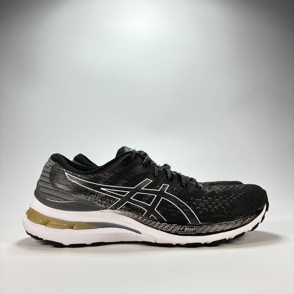 ASICS Gel-Kayano 28 Black White Running Shoes Lightweight 1012B047 Womens Size 8 - Picture 1 of 10